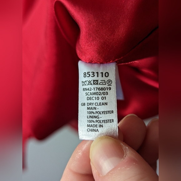 Monsoon Red Dress Size 20 - Picture 9 of 11